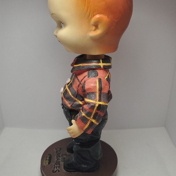 BUDDY LEE JEANS Bobble Head DOLL Advertising Dungarees Since 1889 CAN’T BUST’EM - Picture 5 of 7